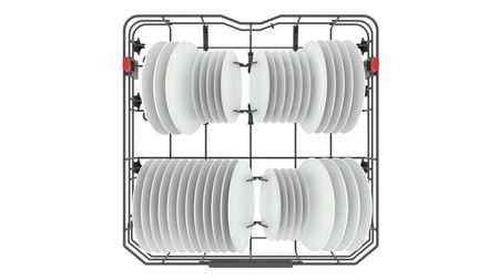 Zmywarka wolnostojąca 60 WHIRLPOOL WFC3C26PFX NaturalDry 6zmysł PowerClean Multizone