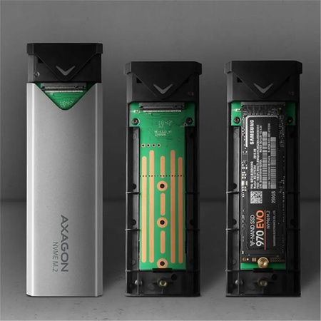 EEM2-UG2 Obudowa zewnętrzna aluminiowa, USB-C 3-,