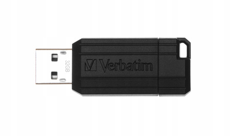Pendrive VERBATIM PinStripe 32GB Czarny