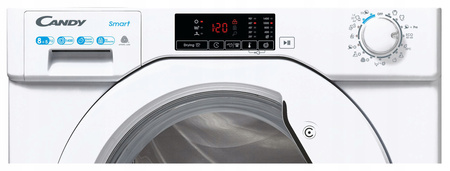 Pralko-suszarka do zabudowy CANDY BD 485D1E/1-S