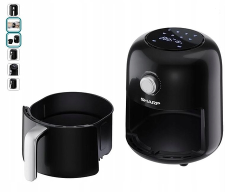 Frytkownica beztłuszczowa Sharp AF-GS404AE-B