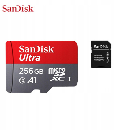 Ultra microSDXC 256GB 150MB/s A1 + Adapter SD