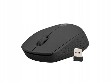 NATEC Mysz bezprzewodowa Stork 1600 DPI USB Czarna