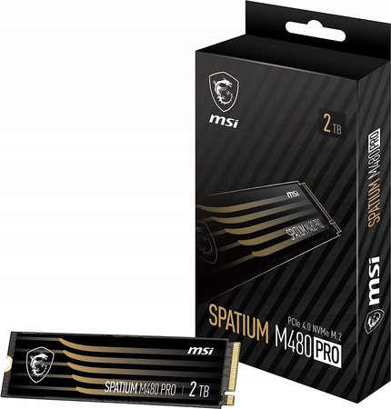 MSI Dysk SSD SPATIUM M480 PRO 2TB M.2 PCIe4 7400