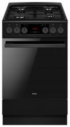 AMICA Kuchnia gazowo-elektr. 523GEH3.33HZpTsDpAF(BmV) PIZZA 50cm antracyt