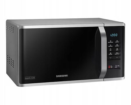 SAMSUNG Kuchenka mikrofalowa z grillem MG23K3523AS