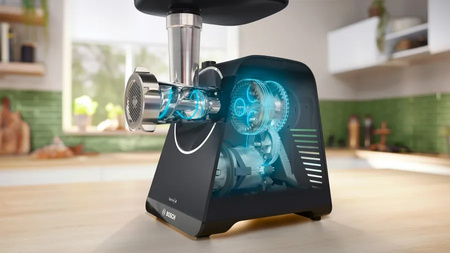 Maszynka do mielenia mięsa Bosch MFWS450B 1900W 2.5kg/min Szatkownica WyciskarkaCytrusów