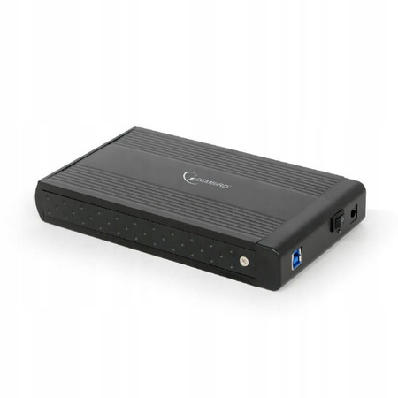 GEMBIRD Obudowa zewnętrzna 3.5 USB 3.0 Czarna