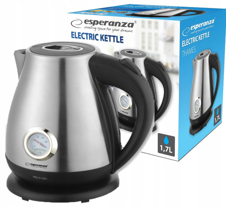 Czajnik elektryczny z termometrem Thames 1.7L Inox