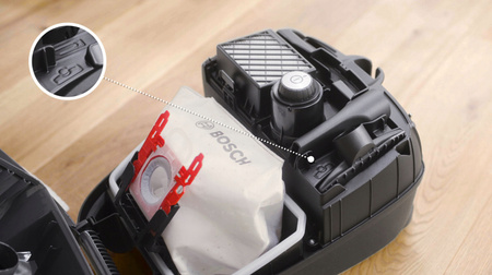 Odkurzacz workowy Bosch BGB41PET1