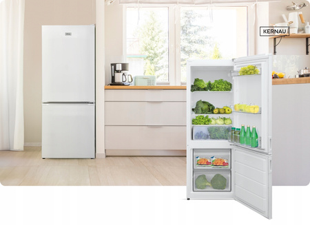 Lodówka wolnostojąca Kernau KFRC 13153.3 LF W KlasaE 136x54