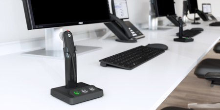 Słuchawki bezprzewodowe WH63 stojak ładujący