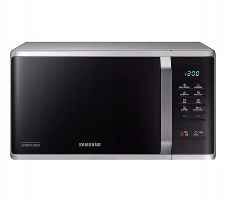 SAMSUNG Kuchenka mikrofalowa z grillem MG23K3523AS